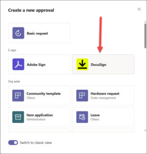 How to use DocuSign Approvals in Teams – Modern Workplace.site